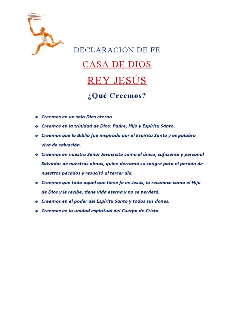 Declaracion de fe pdf