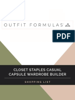 Closet Staples Casual Capsule Wardrobe Builder Shopping List 1