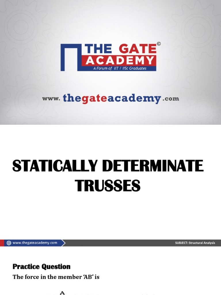 Trusses Chapter 2 Pdf Truss Structural Analysis