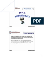 Pertemuan 1: Struktur Data