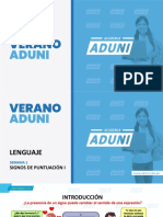 VERANO - ADUNI - Lenguaje - Teoría 6