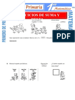 Ejercicios de Suma y Resta para Primero de Primaria