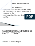 EL MINISTRO DE CANTO LIT+ÜRGICO Power Pint