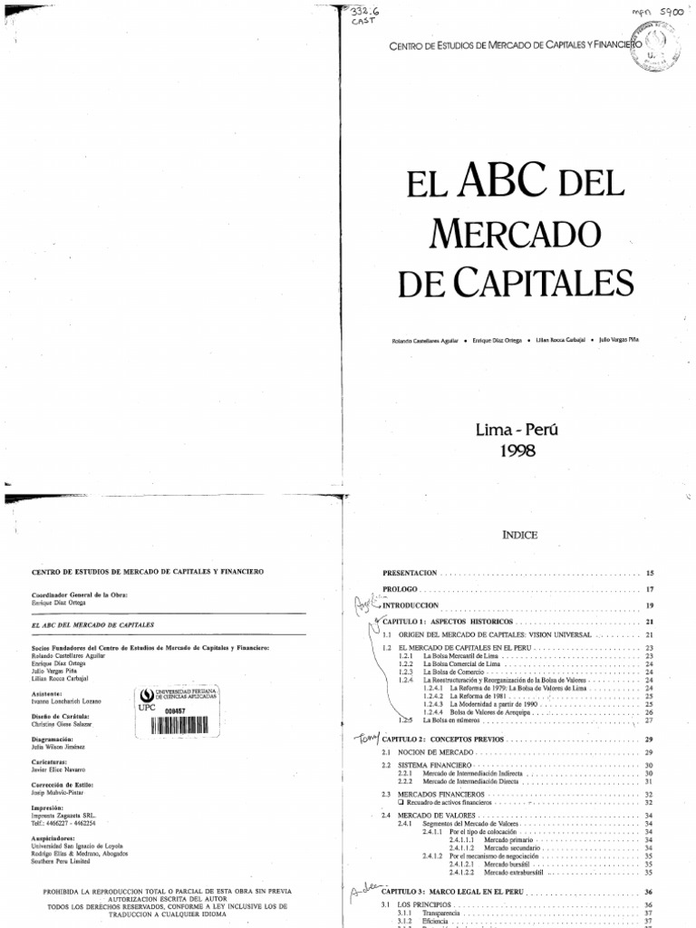 El Abc Del Mercado de Capitales | PDF