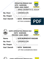 Cetak Kartu Rfid BDGKT Upt PKM Uber Indah 2016