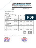 Penawaran Harga Pt. Adya Rahayu Abadi