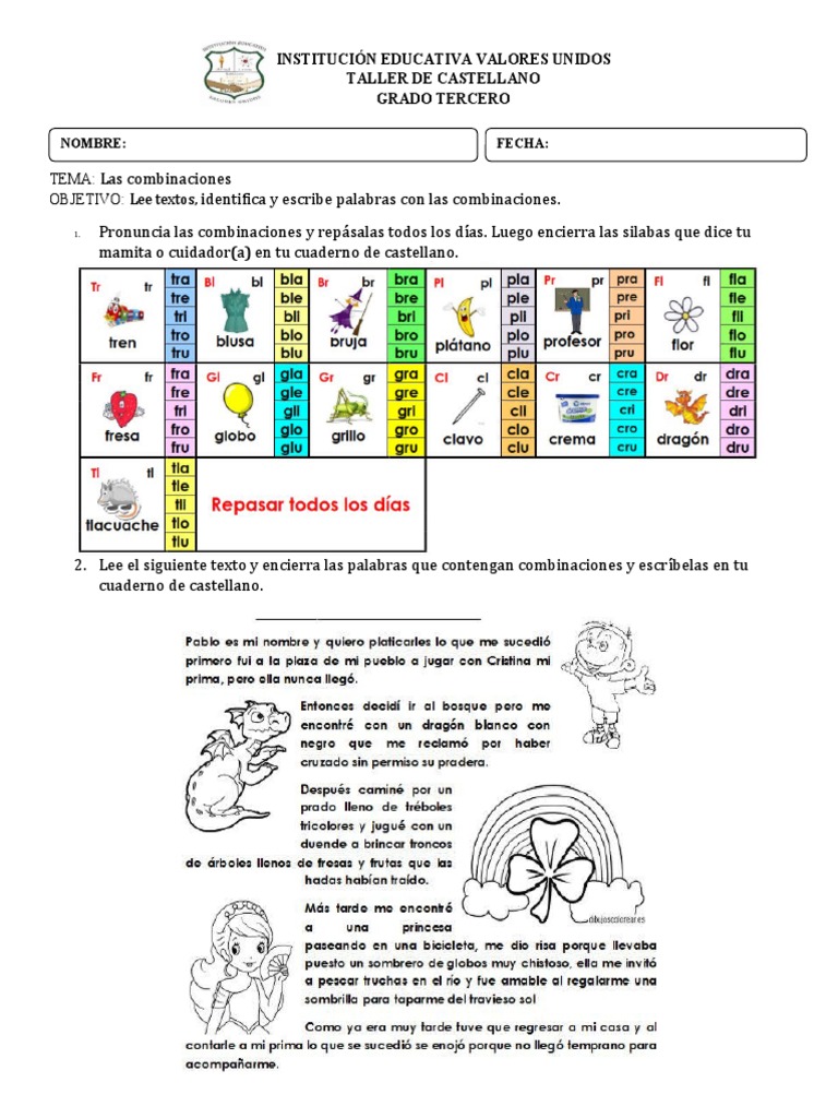 Actividades de Combinaciones para Niños | PDF