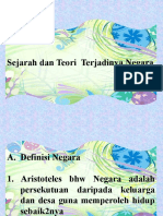 Sejarah Dan Teori Terjadinya Negara