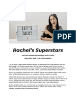 Rachels Superstars Lesson May 2023 PDF