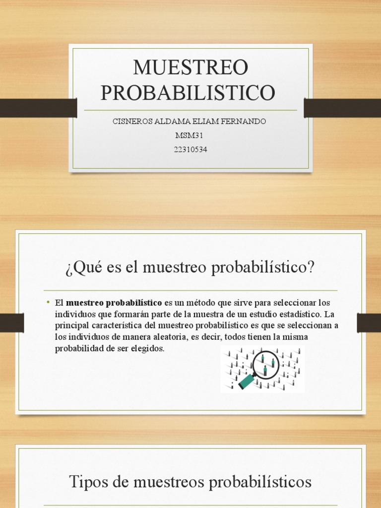 Muestreo Probabilistico | PDF