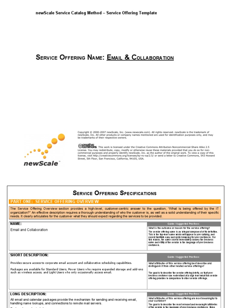 Service Catalog Email | PDF | Email Spam | Email