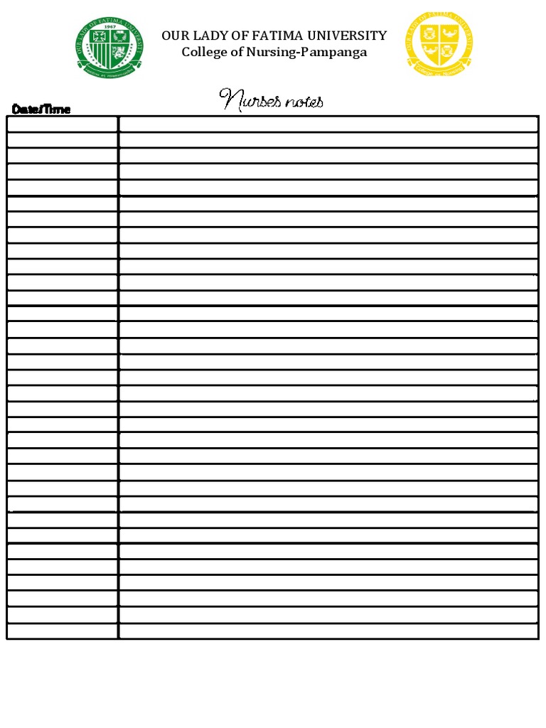 Kardex-TPR-Nurses-Notes | PDF