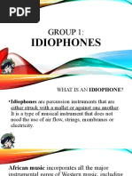 Idiophones I Mapeh