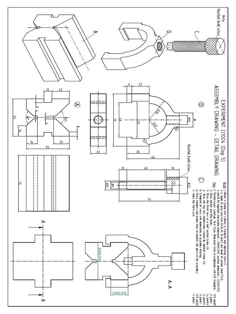 Day 4 Acad V Block & Clamp PDF Industrial Processes Metalworking