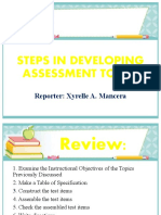 ASSESSMENT in LEARNING 1