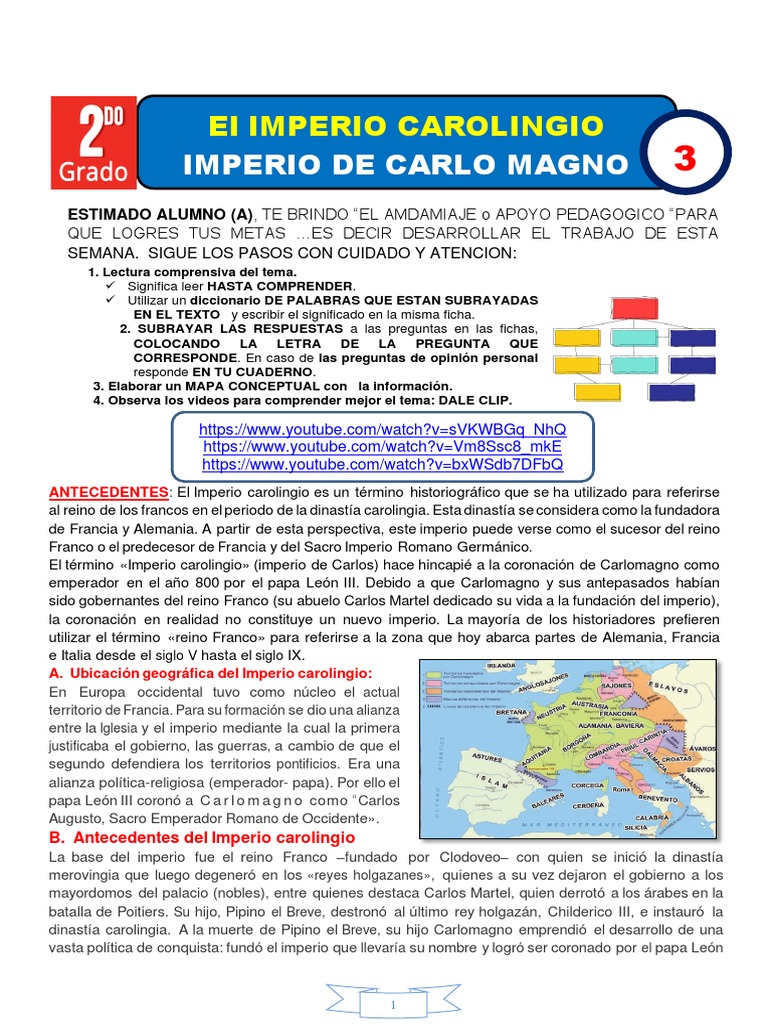 Imperio Carolingio para Segundo Grado de Secundaria .L | Descargar ...