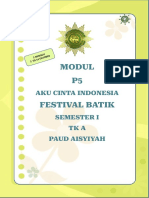 Modul P5 Aku Cinta Indonesia, Festival Batik