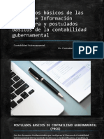 Postulados Básicos de Las Normas de Información Financiera y Postulados Básicos de La Contabilidad