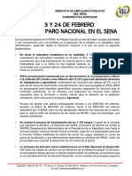 2023-02-17 23 y 24 Febrero Paro Nacional