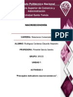 Rodriguez Cardenas Alejandro Principales Indicadores Macroeconómicos