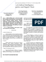 Role of Artifical Intelligence in Logistics and Supply Chain