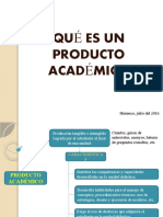 Producto académico