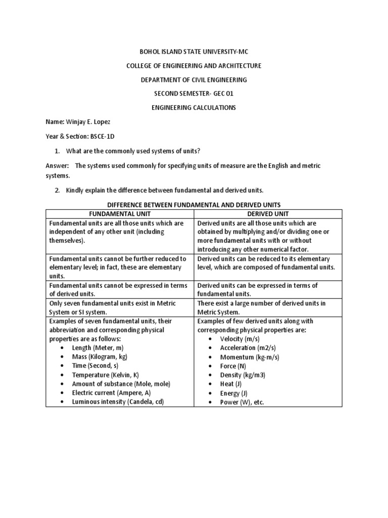 Engineering calculations assignment 2 pdf