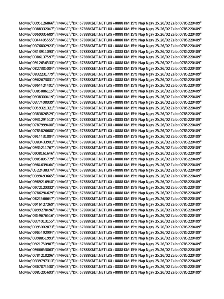 MoMo Transactions Summary | PDF