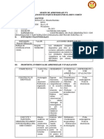 Sesión de Aprendizaje Cuarto Eda 1 - Sesion 3