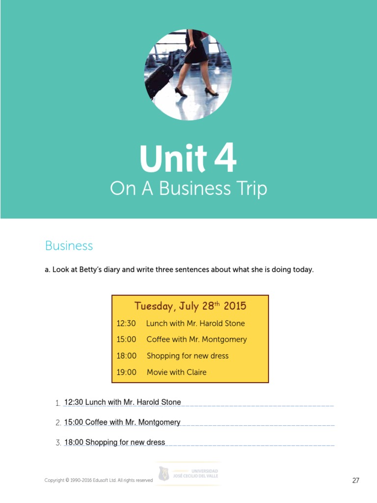 Documento-04-Basic 1 Workbook Unit 4 2022130017 Cindy Valeriano | PDF ...