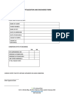 PWAC2 Discharge Form