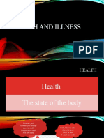 Health and Illness