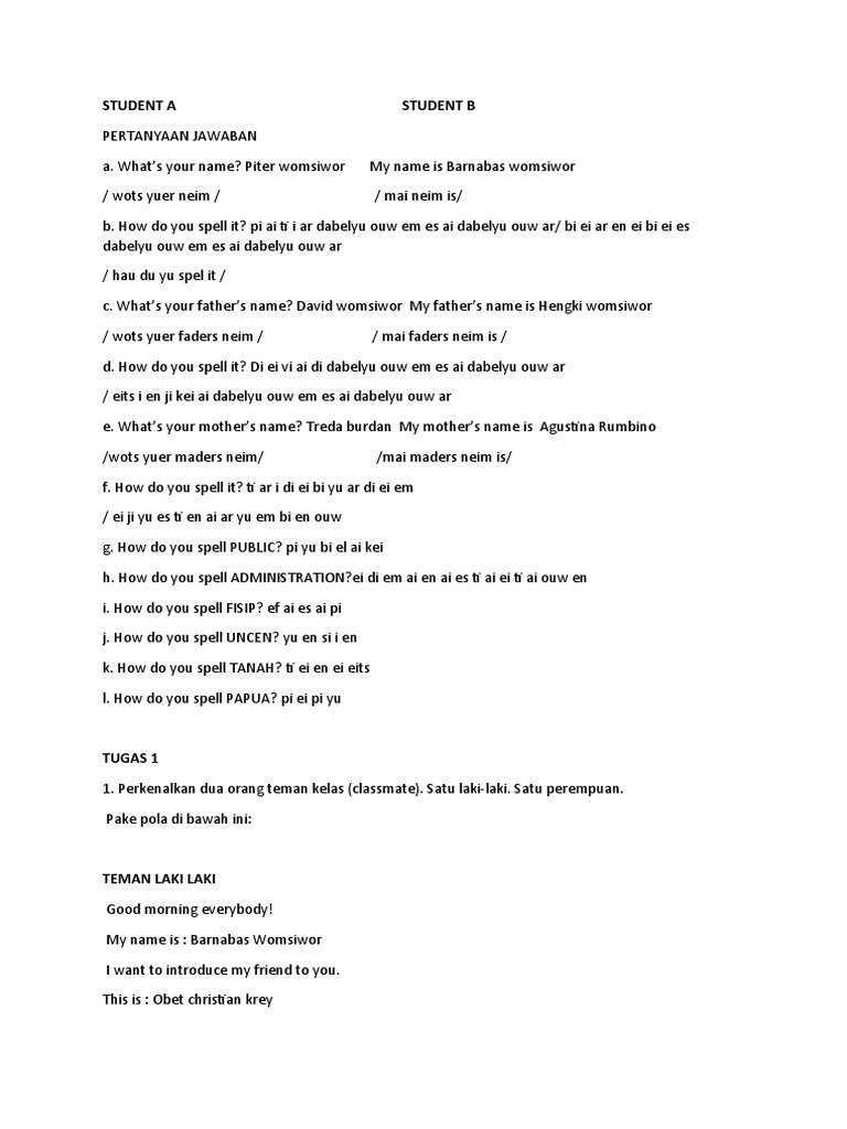Student A Student B | PDF