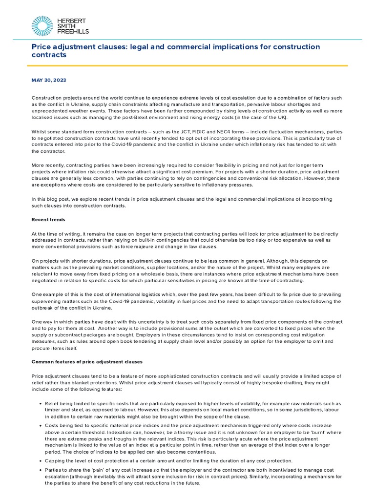 price-adjustment-clauses-legal-and-commercial-implications-for