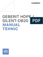 Manual Tehnic Geberit Hdpe Silent DB 20