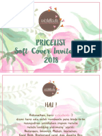PRICELIST Undangan Soft Cover Artdellaide 2018