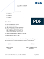 HCC F 085 17 004, R 01, 1 OF 2 - Balasting Permit
