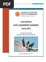 Download Spring 2012 Flinn Brown Civic Leadership Academy by Arizona Center for Civic Leadership SN65235173 doc pdf