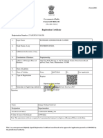 GST Registration Certificate