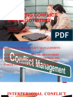 Managing Conflict and Negotiating Organizational Behavior