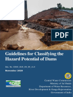 Guidelines For Classifying The Hazard Potential of Dams