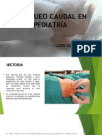 Bloqueo Caudal en Pediatría