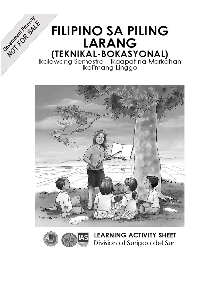 Filipino12 Piling Larang TVL q4 Week5 v4 PDF