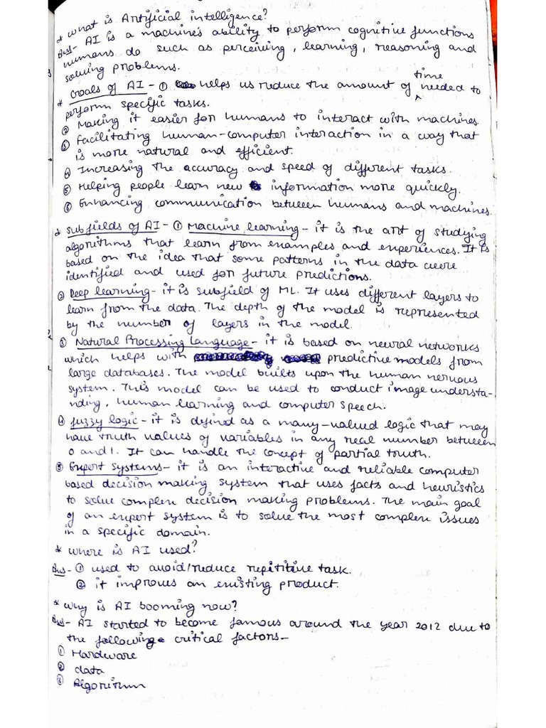 AI Notes | PDF
