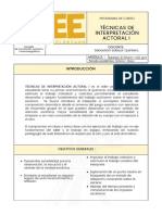 Programa de Curso TÉCNICAS DE INTER. I