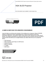 V11H820052 - Epson EB-2065 XGA 3LCD Projector - Corporate and Education - Projectors - Epson Indonesia
