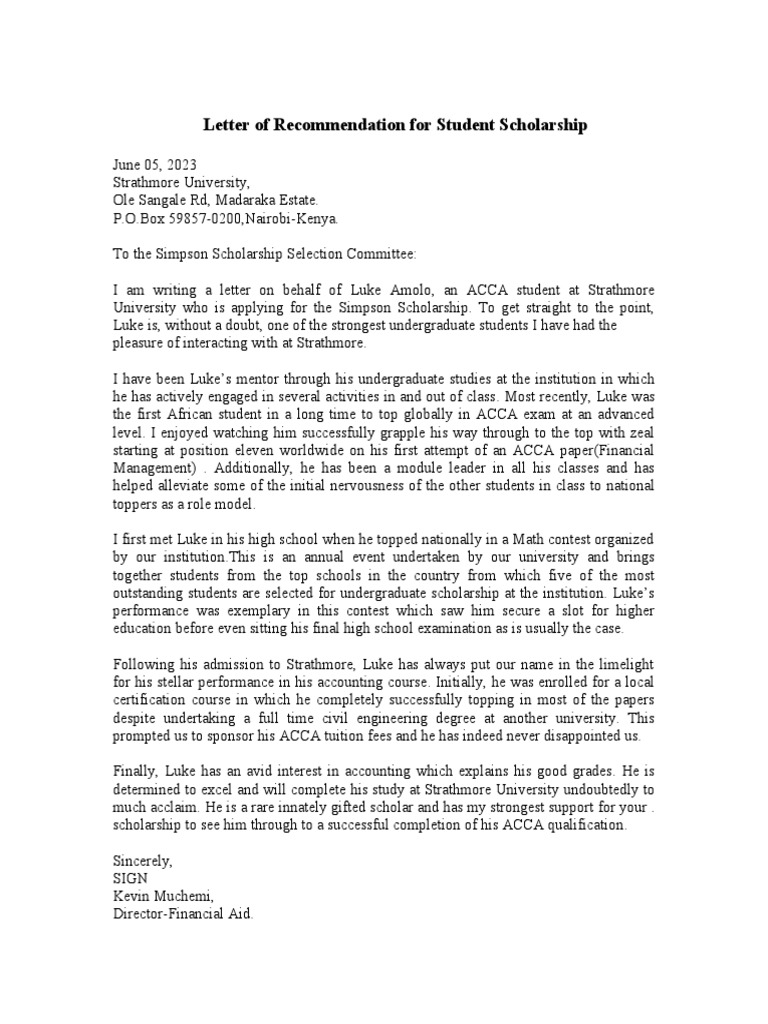 Recommendation Letter From Teacher Template 09 | PDF