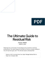 The Ultimate Guide To Residual Risk - MHA Consulting