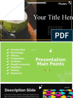 079 Fresh Coconut Powerpoint Template and Google Slides Themes