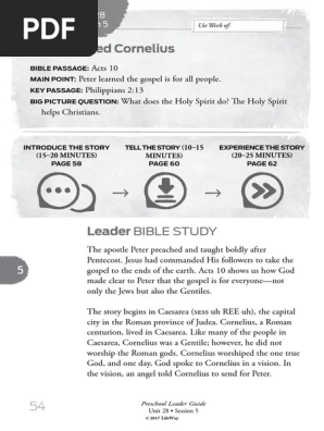(Preschool) 2019 8:11, Unit 28-7 Leader Guide